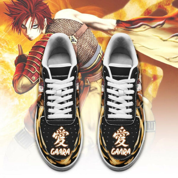 Gaara Shoes Custom Anime Sneakers Leather 2