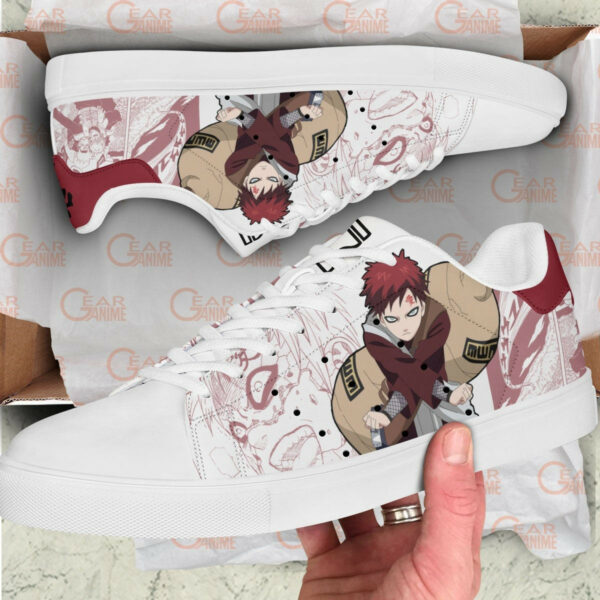 Gaara Skate Shoes Custom Naruto Anime Sneakers 2
