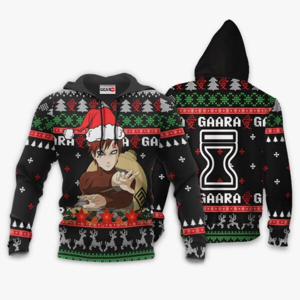 Gaara Ugly Christmas Sweater Custom Naruto Anime XS12 3