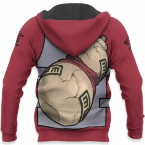 Gaara Uniform Hoodie Shirt Naruto Anime Jacket 10