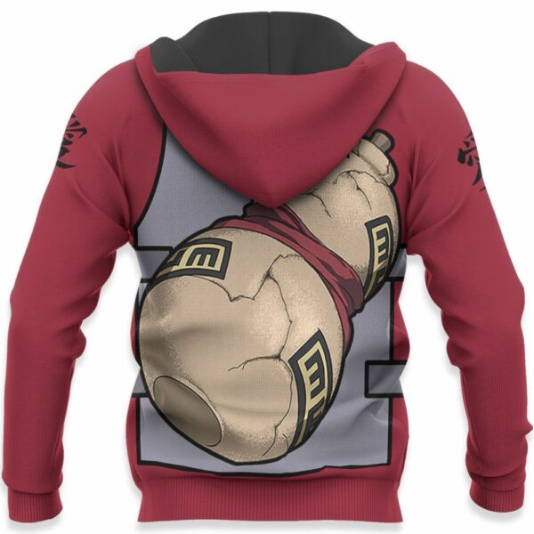 Gaara Uniform Hoodie Shirt Naruto Anime Jacket 5