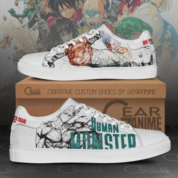 Garou Skate Shoes One Punch Man Custom Anime Sneakers SK11 1