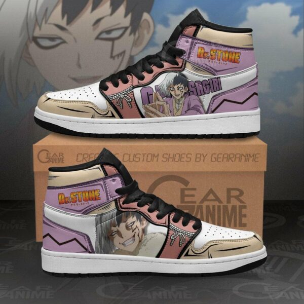 Gen Asagiri Shoes Custom Anime Dr. Stone Sneakers 1