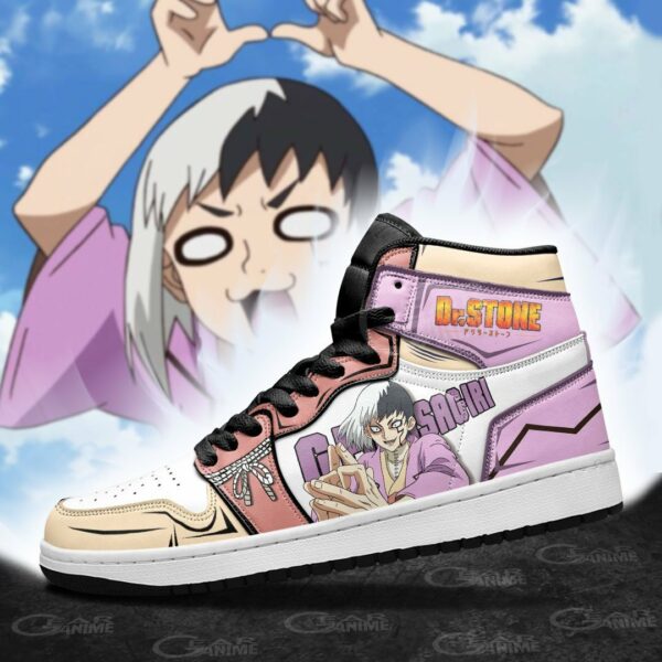 Gen Asagiri Shoes Custom Anime Dr. Stone Sneakers 3