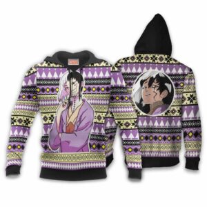 Gen Asagiri Ugly Christmas Sweater Custom Anime Dr Stone XS12 7