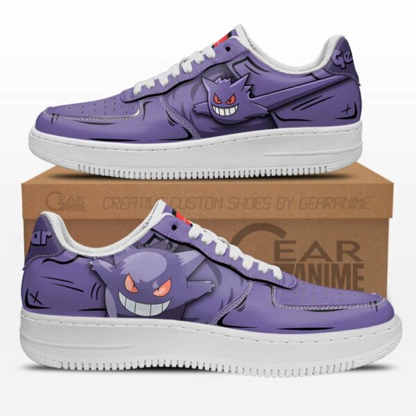 Gengar Air Shoes Custom Pokemon Anime Sneakers 1