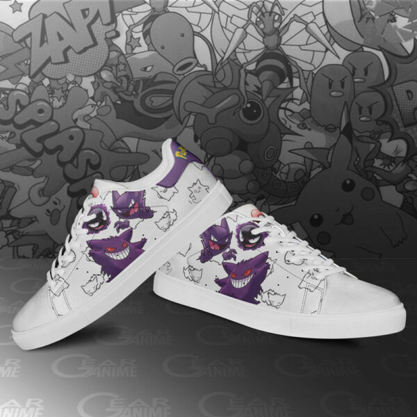 Gengar Skate Shoes Custom Pokemon Anime Sneakers SK11 2