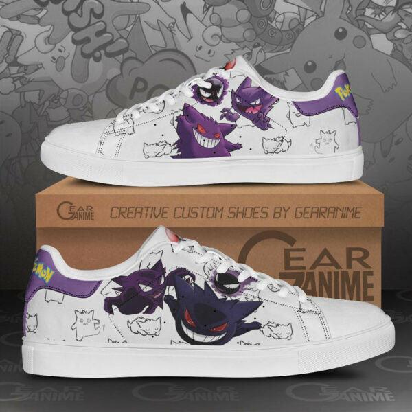 Gengar Skate Shoes Custom Pokemon Anime Sneakers SK11 1