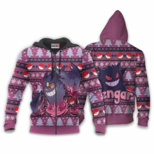 Gengar Sweater Custom Anime Pokemon Ugly Christmas Sweater 6