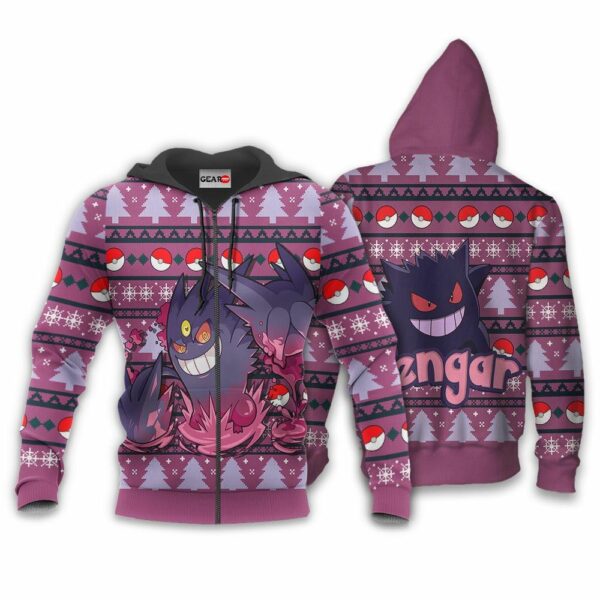 Gengar Sweater Custom Anime Pokemon Ugly Christmas Sweater 2