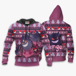 Gengar Sweater Custom Anime Pokemon Ugly Christmas Sweater 7