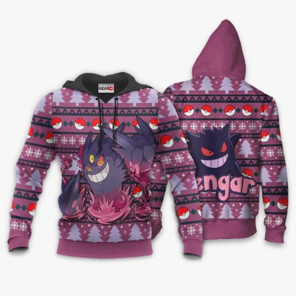 Gengar Sweater Custom Anime Pokemon Ugly Christmas Sweater 3