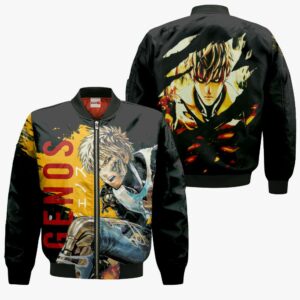 Genos Hoodie Custom OPM Anime Merch Clothes 9