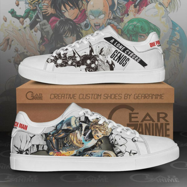 Genos Skate Shoes One Punch Man Custom Anime Sneakers SK11 1
