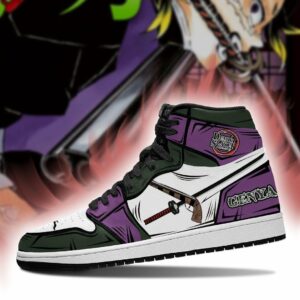 Genya Shinazugawa Shoes Custom Nichirin Demon Slayer Anime Sneakers 5