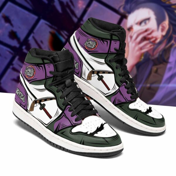 Genya Shinazugawa Shoes Custom Nichirin Demon Slayer Anime Sneakers 2