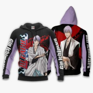 Gin Ichimaru Hoodie Shirt BL Anime Jacket 8