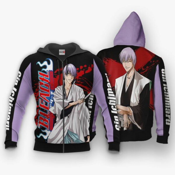 Gin Ichimaru Hoodie Shirt BL Anime Jacket 1