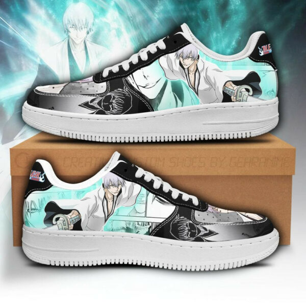 Gin Ichimaru Shoes Bleach Anime Sneakers Fan Gift Idea PT05 1