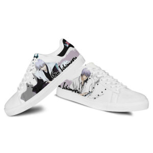 Gin Ichimaru Skate Shoes Custom Anime Bleach Shoes 7