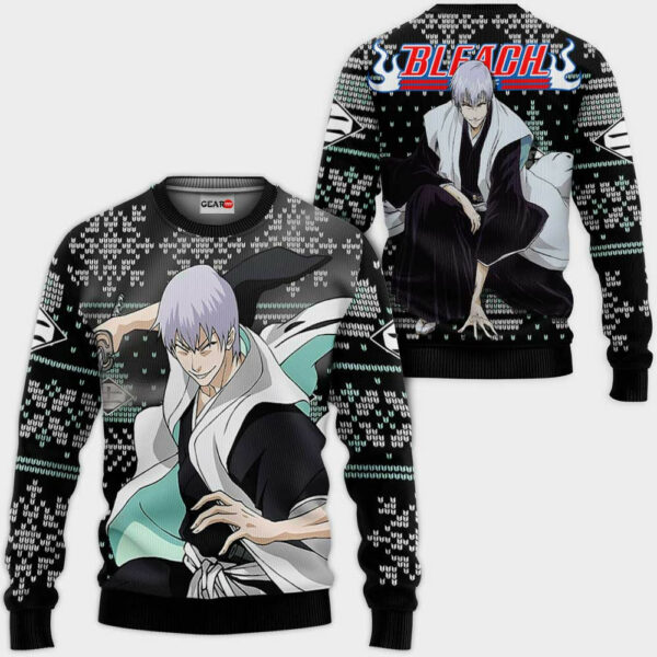 Gin Ichimaru Ugly Christmas Sweater Custom Anime BL XS12 1