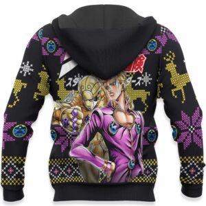 Giorno Giovanna Ugly Christmas Sweater Custom Anime JJBA XS12 8