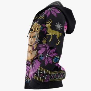 Giorno Giovanna Ugly Christmas Sweater Custom Anime JJBA XS12 9