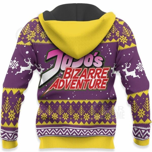 Giorno Giovanna Ugly Christmas Sweater jj's Anime Xmas Hoodie 4