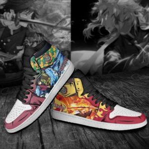 Giyu and Rengoku Shoes Custom Demon Slayer Anime Sneakers 7