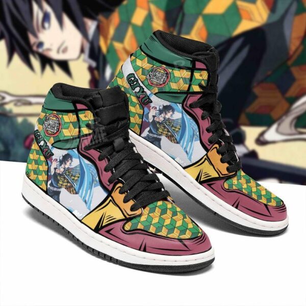 Giyu Tomioka Shoes Water Breathing Custom Anime Demon Slayer Sneakers 2