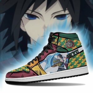 Giyu Tomioka Shoes Water Breathing Custom Anime Demon Slayer Sneakers 5