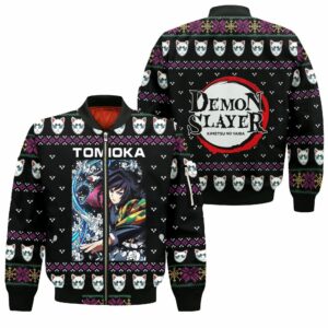 Giyu Tomioka Ugly Christmas Sweater Kimetsu Anime Xmas Gift Custom Clothes 10