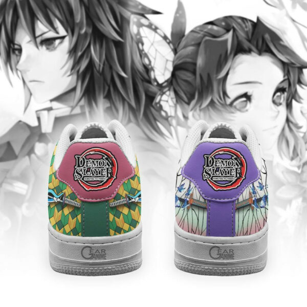 Giyuu and Shinobu Air Shoes Skill Demon Slayer Anime Sneakers 3