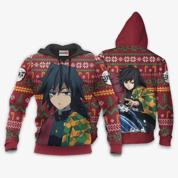 Giyuu Ugly Christmas Sweater Custom Anime Kimetsu XS12 3