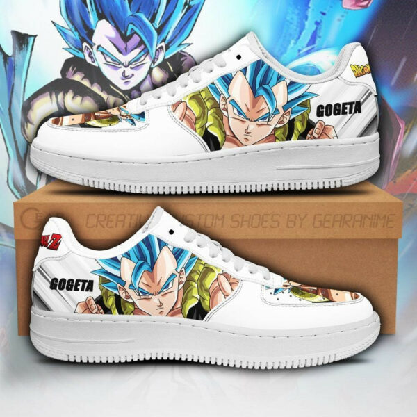 Gogeta Air Shoes Custom Dragon Ball Anime Sneakers Simple 1