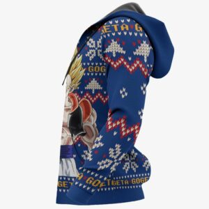 Gogeta Ugly Christmas Sweater Custom Anime Dragon Ball XS12 9