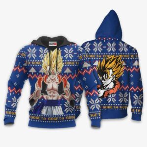 Gogeta Ugly Christmas Sweater Custom Anime Dragon Ball XS12 7