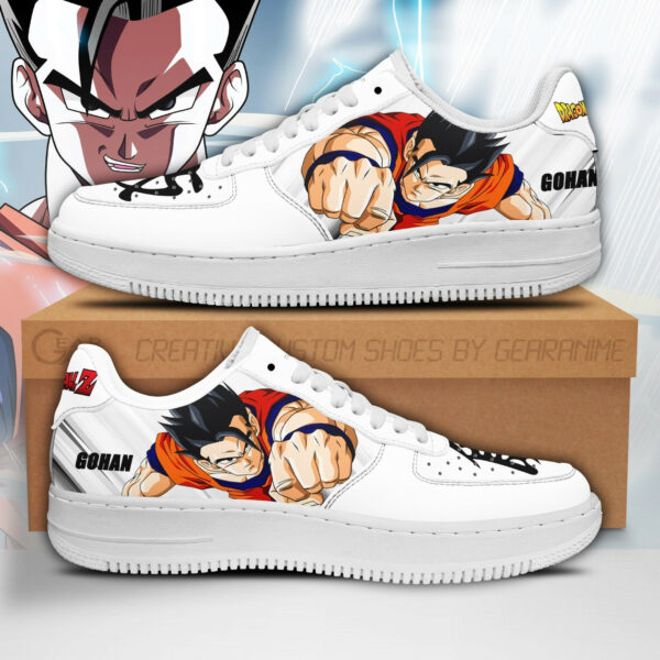 Gohan Air Shoes Custom Dragon Ball Anime Sneakers Simple 1
