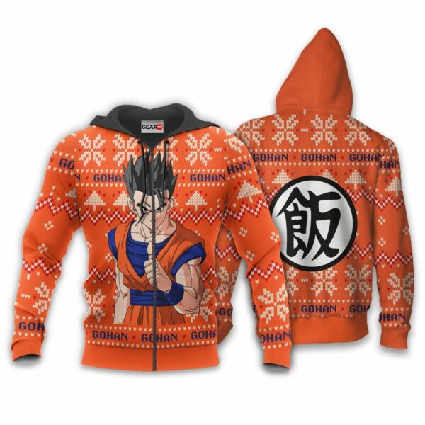 Gohan Christmas Sweater Custom Anime Dragon Ball XS12 2