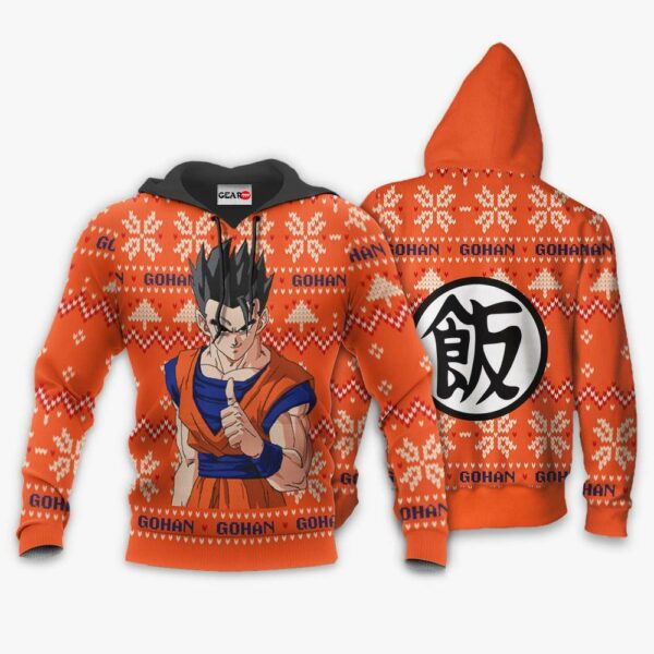 Gohan Christmas Sweater Custom Anime Dragon Ball XS12 3