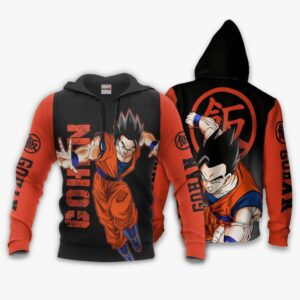 Gohan Hoodie Dragon Ball Anime Zip Jacket 8