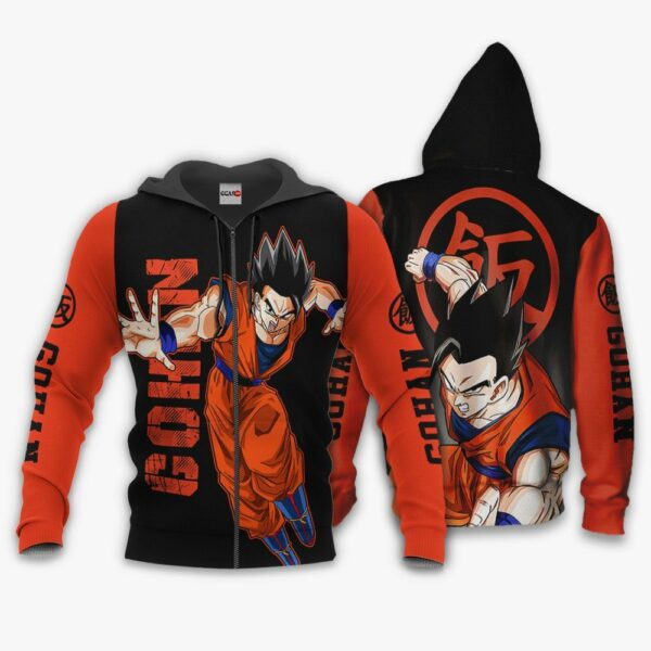 Gohan Hoodie Dragon Ball Anime Zip Jacket 1