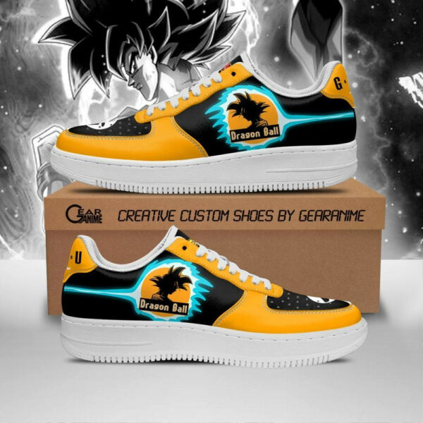 Goku Air Shoes Silhouette Custom Dragon Ball Anime Sneakers 1