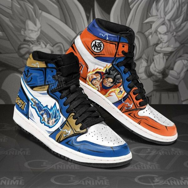 Goku and Vegeta Shoes Custom Dragon Ball Anime Sneakers 2