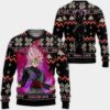 Gogeta Ugly Christmas Sweater Custom Anime Dragon Ball XS12 11