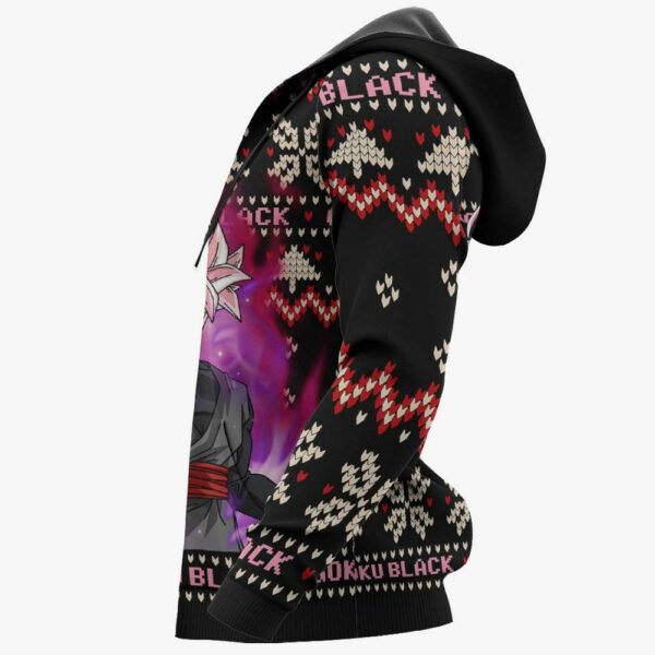 Goku Black Rose Christmas Sweater Custom Anime Dragon Ball XS12 5