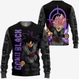 Goku Black Rose Hoodie Custom Dragon Ball Anime Shirts 7