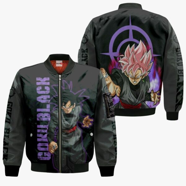 Goku Black Rose Hoodie Custom Dragon Ball Anime Shirts 4