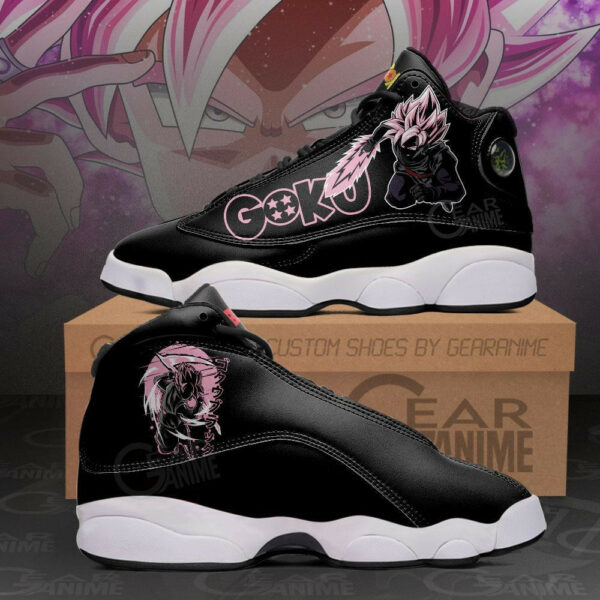 Goku Black Rose Shoes Custom Anime Dragon Ball Sneakers 2