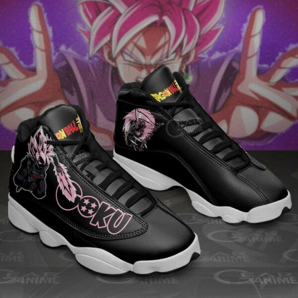 Goku Black Rose Shoes Custom Anime Dragon Ball Sneakers 1